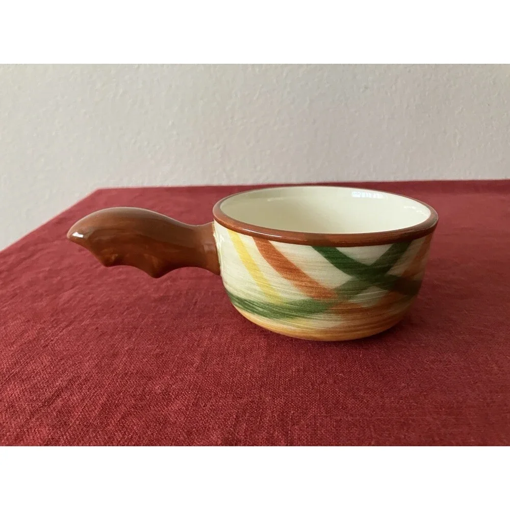 Vintage 1940s/1950s Vernon Kilns Vernonware Homespun Plaid Chicken Pie Server